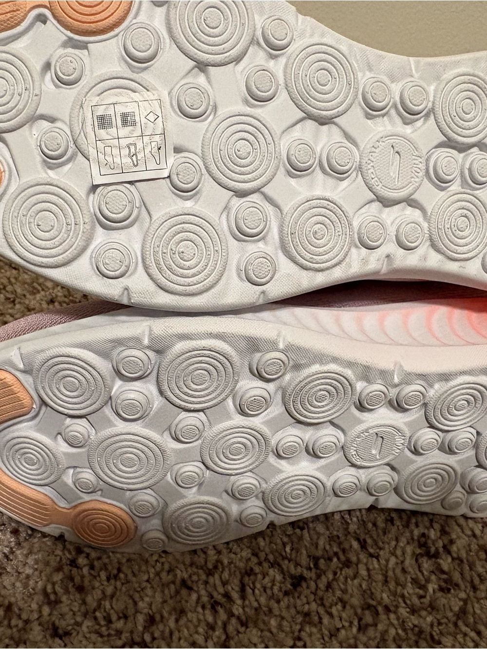 Skechers Women's Athletic Sneakers - Blush Pink slip ins - Picture 3 of 3